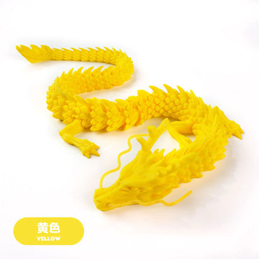 3D Printed Chinese Dragon Craft Figurine for Gifts