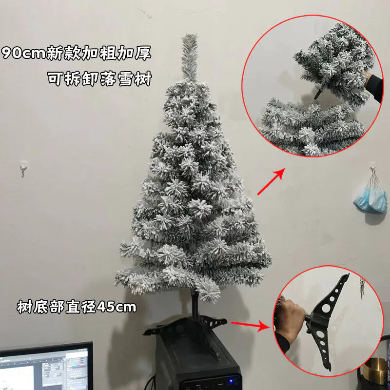 High-Quality White Artificial Snow Christmas Tree