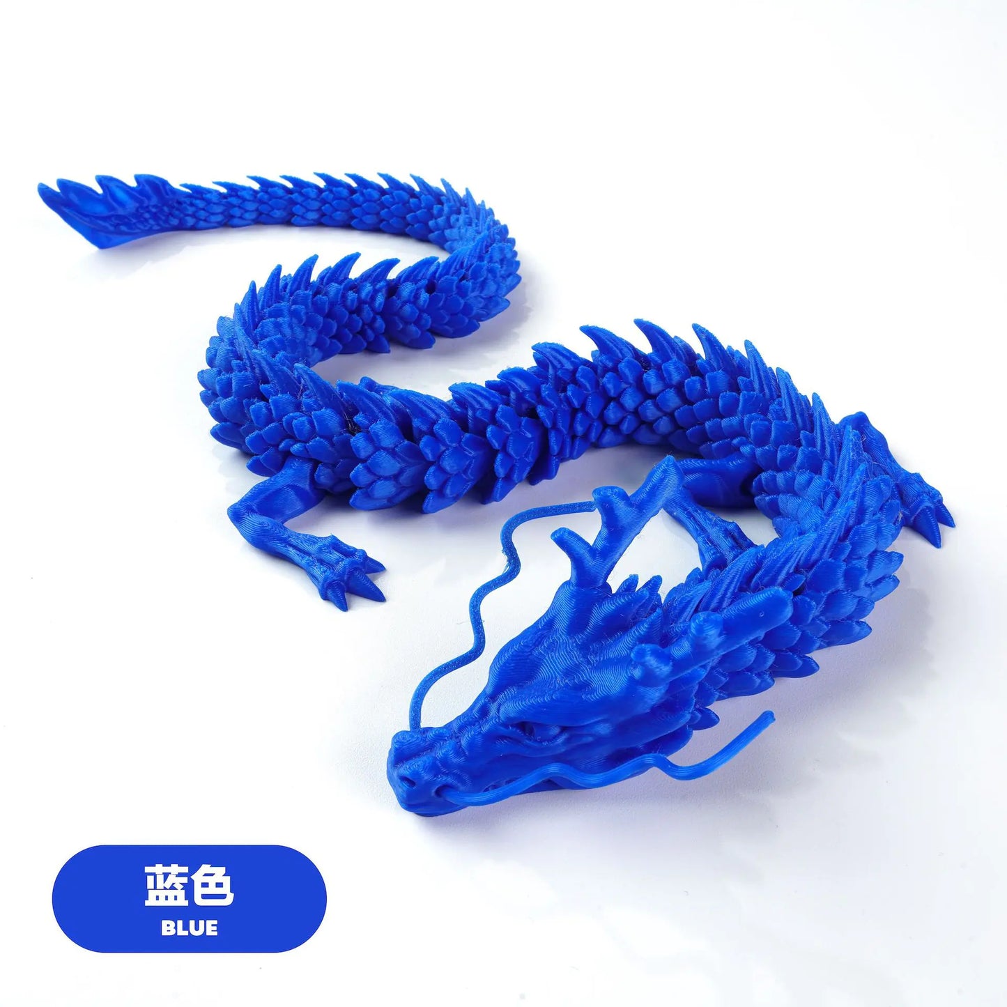 3D Printed Chinese Dragon Craft Figurine for Gifts