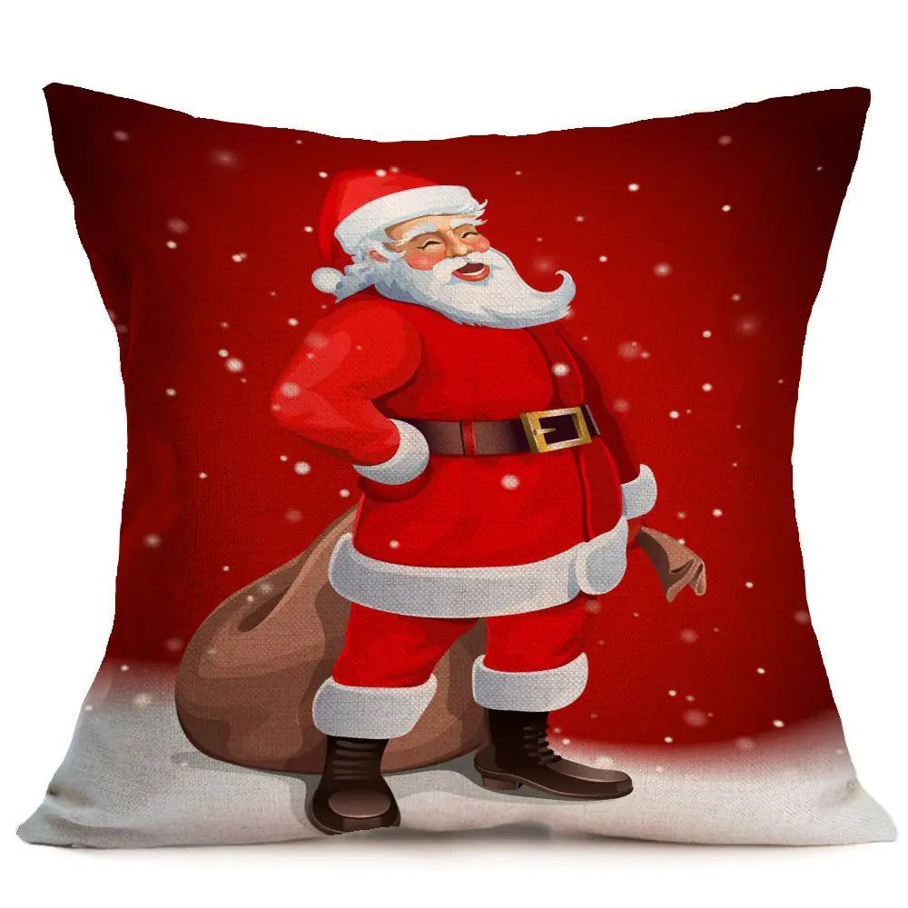 Custom Christmas Pattern Car Sofa Pillow Covers