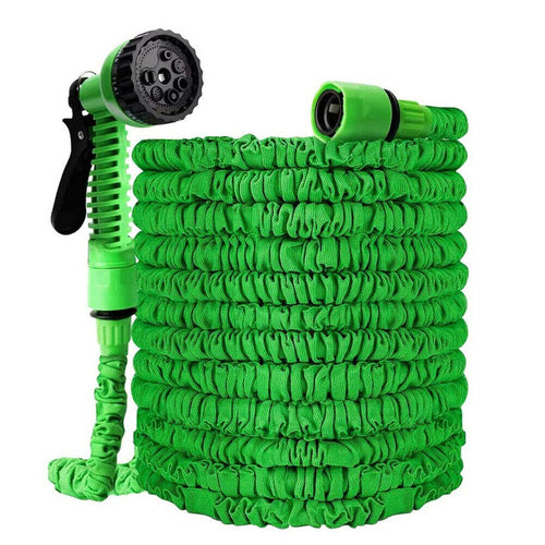 Expanding Flexible Garden Water Hose w Spray Nozzle 25, 50, 75, 100FT