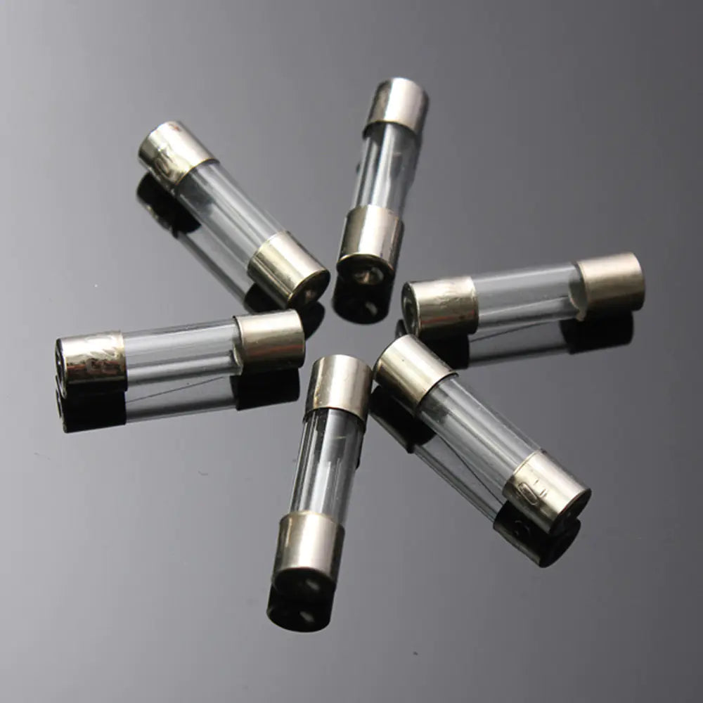 Automotive Glass Fuse Tube, 100 Pieces