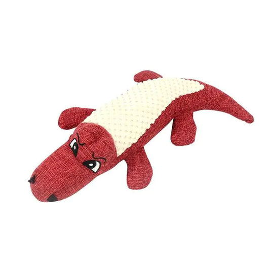 Bite Resistant Crocodile Plush Toy for Dogs