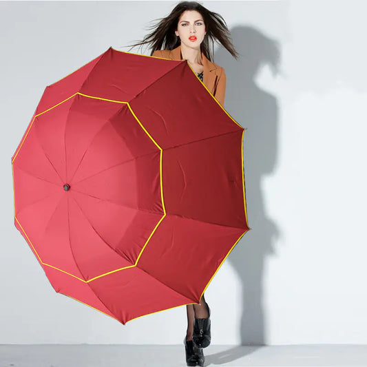 Double Layer Folding Umbrella - Extra Large Windproof