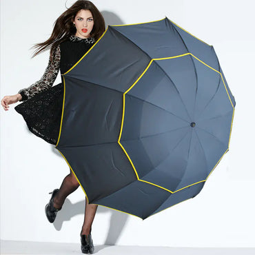 Double Layer Folding Umbrella - Extra Large Windproof