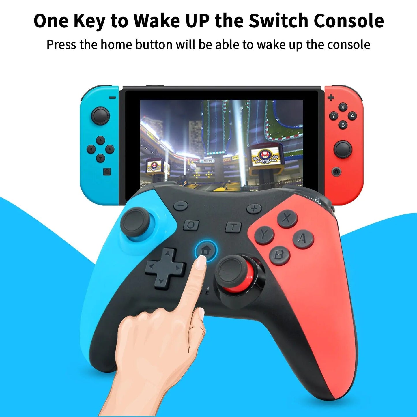 Wireless Pro Controller For Nintendo Switch Gamepad Joypad Joystick Remote Gift