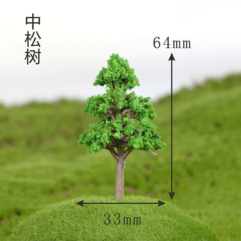 Miniature Cherry Blossom Tree - Creative Plastic Decor