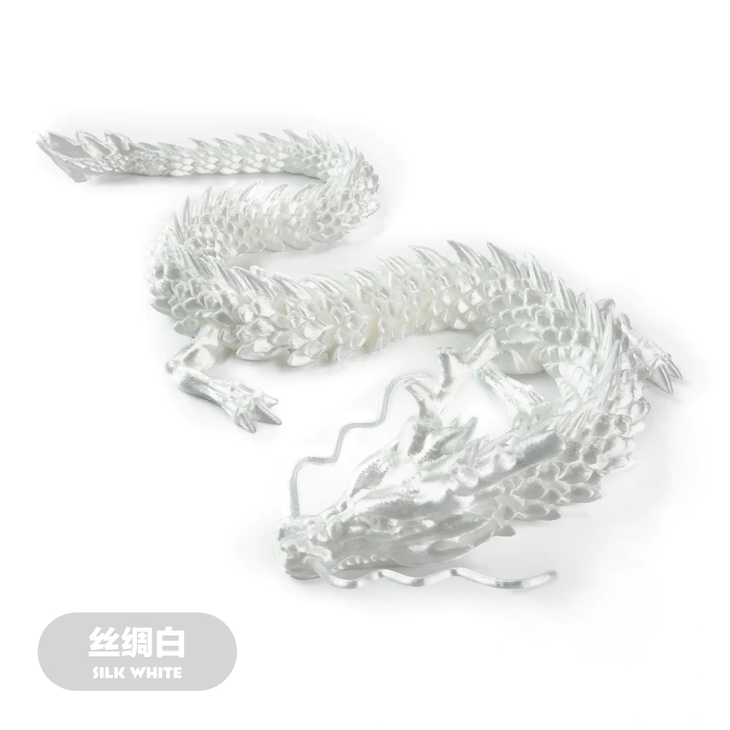 3D Printed Chinese Dragon Craft Figurine for Gifts