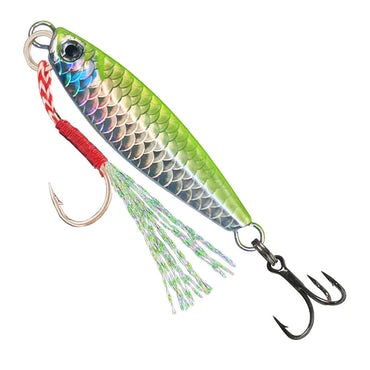 Blue Knife Lure for Long-Distance Fishing with Scale Design
