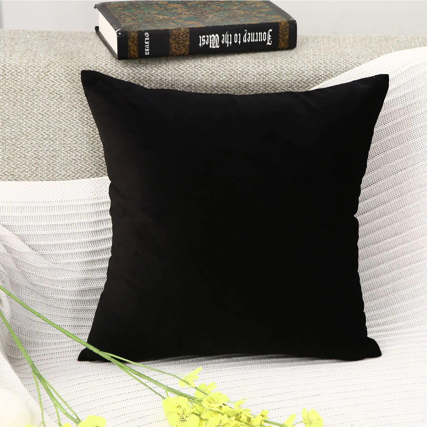 Super Soft Velvet Sofa Cushion for Kids' Room Decor