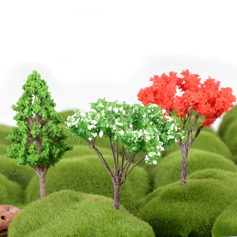 Miniature Cherry Blossom Tree - Creative Plastic Decor