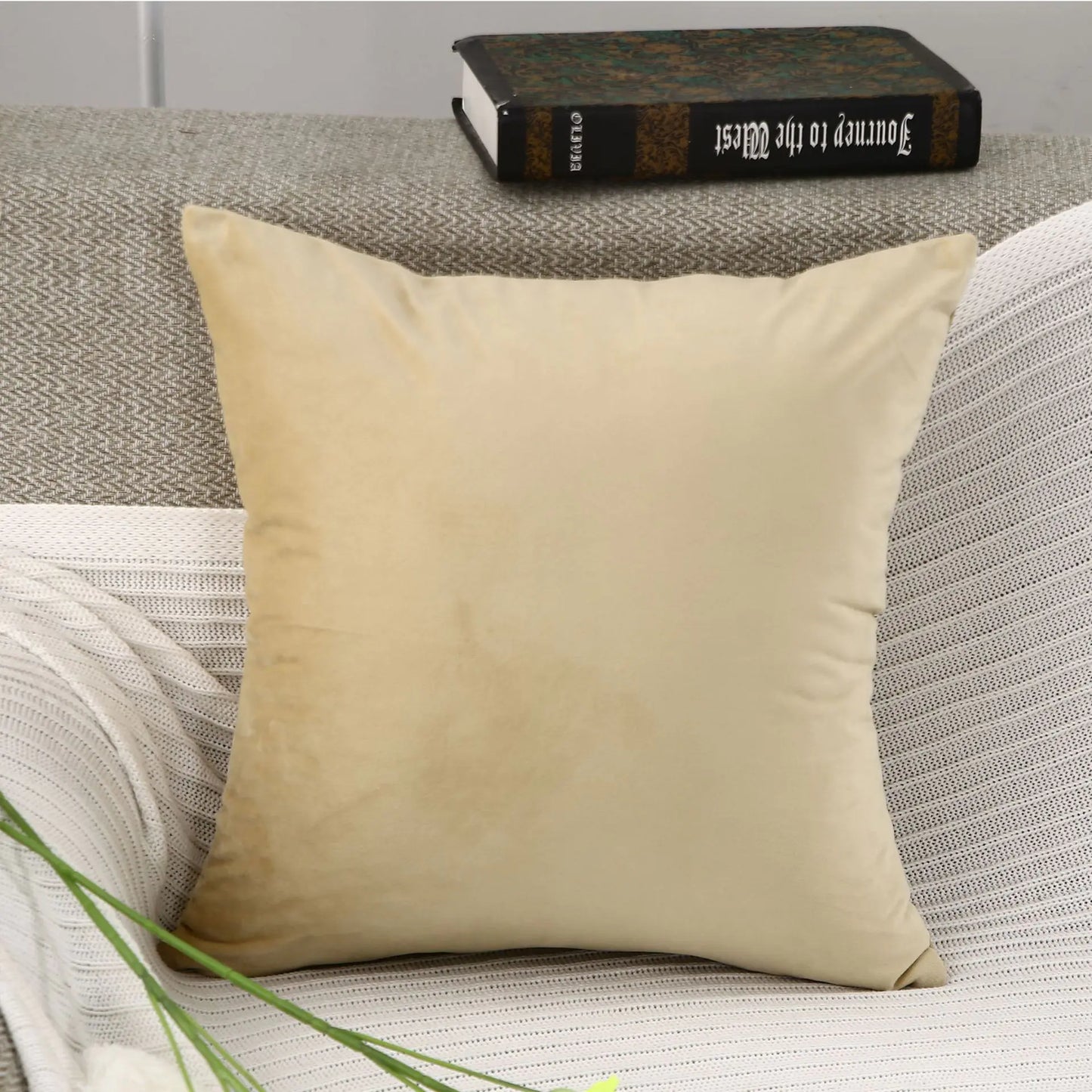 Super Soft Velvet Sofa Cushion for Kids' Room Decor