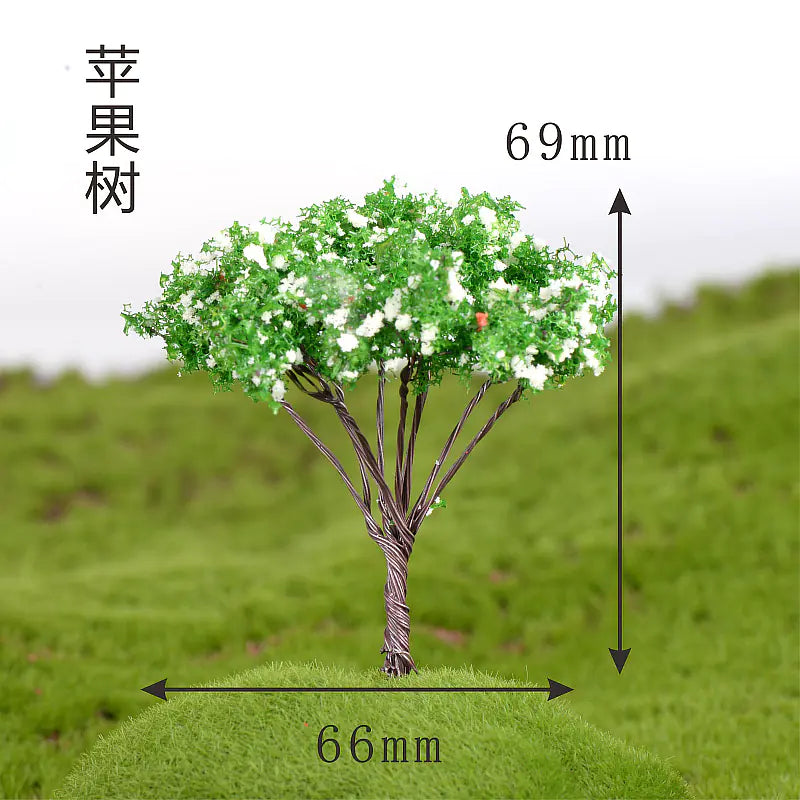 Miniature Cherry Blossom Tree - Creative Plastic Decor