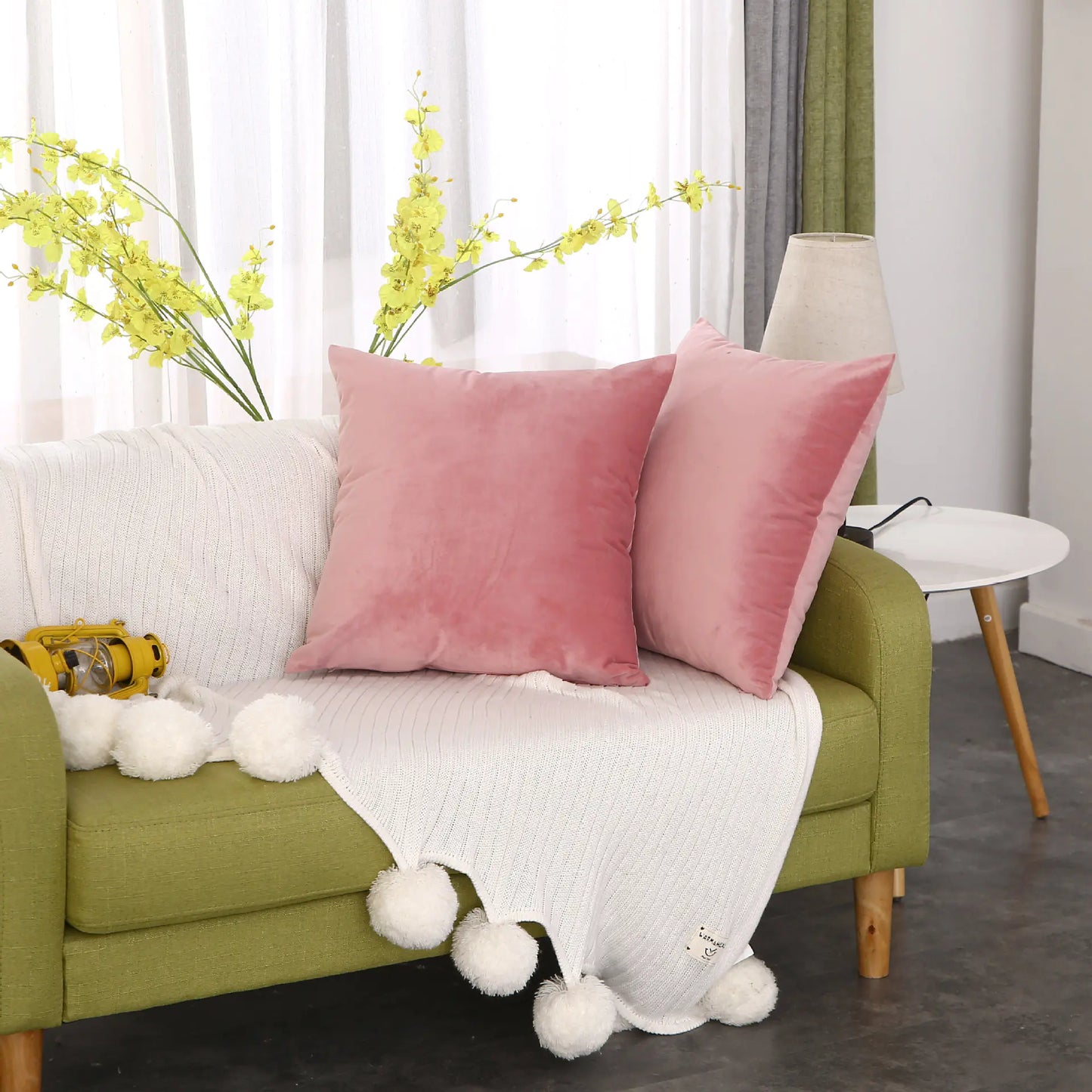 Super Soft Velvet Sofa Cushion for Kids' Room Decor