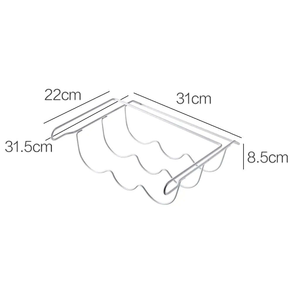 Iron Beer Rack with Cabinet Shelf and Wine Storage