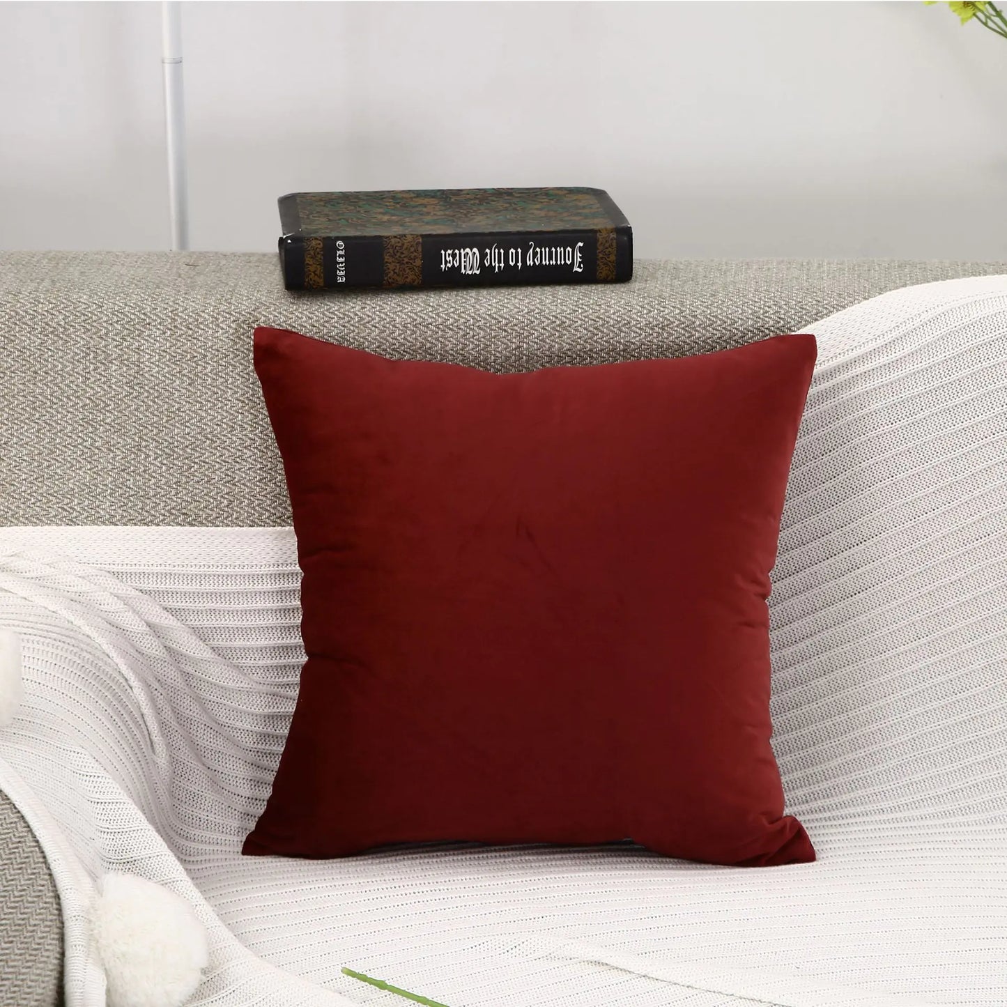 Super Soft Velvet Sofa Cushion for Kids' Room Decor