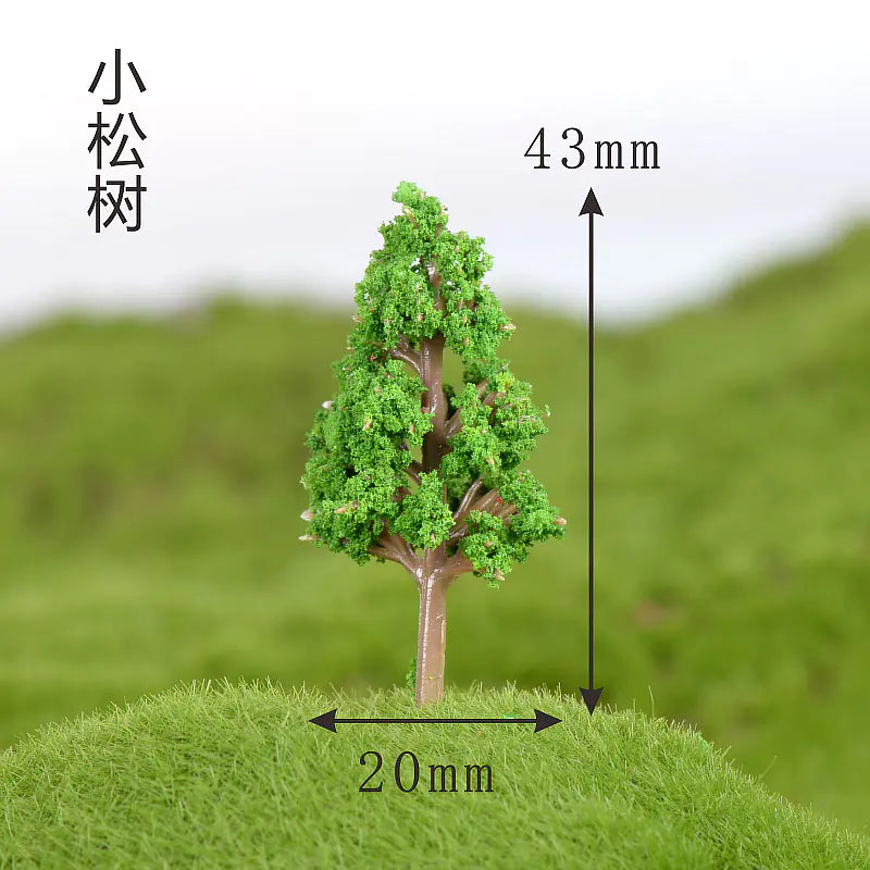 Miniature Cherry Blossom Tree - Creative Plastic Decor