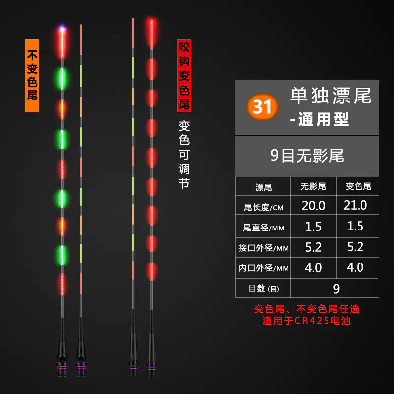 Electronic Color-Changing Night Fishing Float Accessories