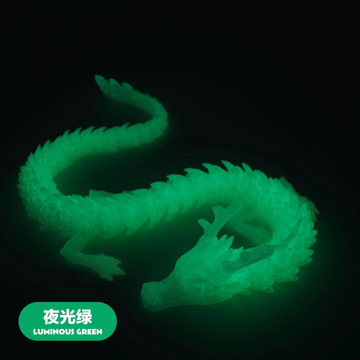 3D Printed Chinese Dragon Craft Figurine for Gifts