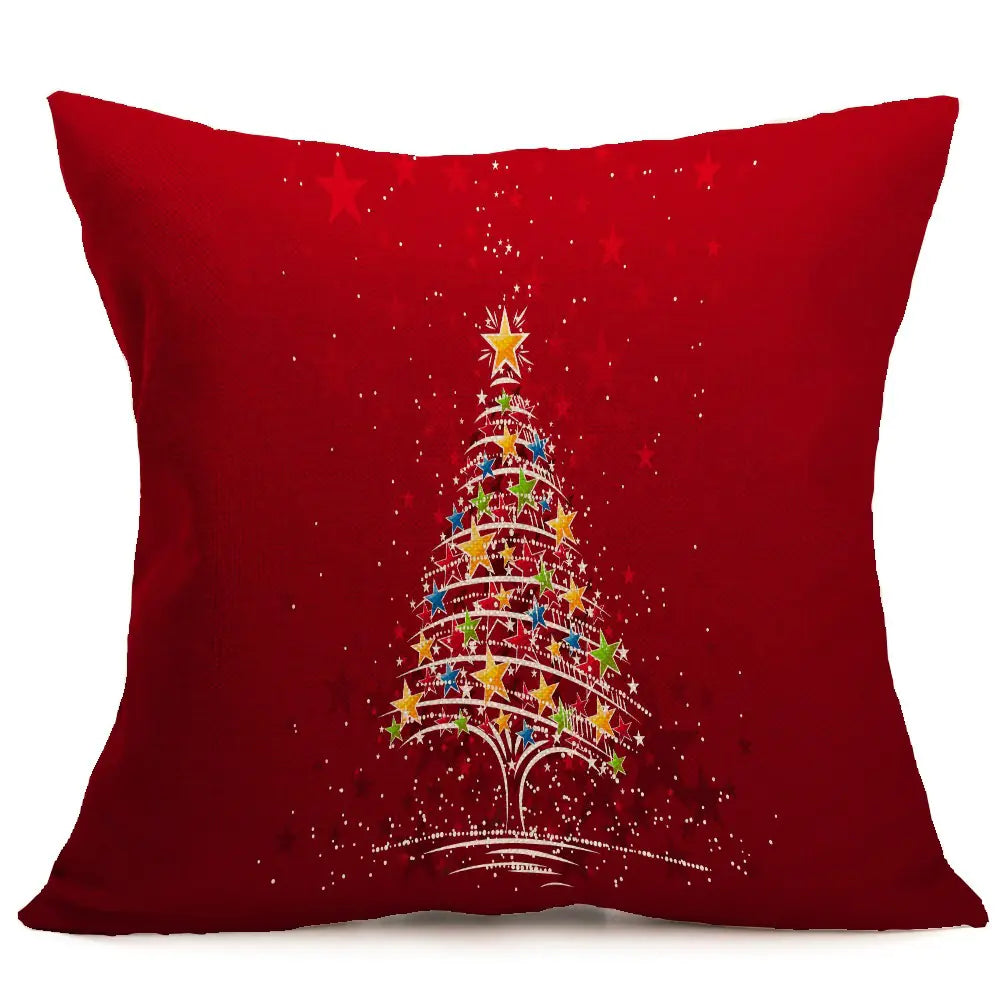 Custom Christmas Pattern Car Sofa Pillow Covers
