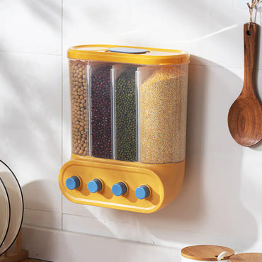 Airtight Wall-mounted Storage Box for Diced Rice
