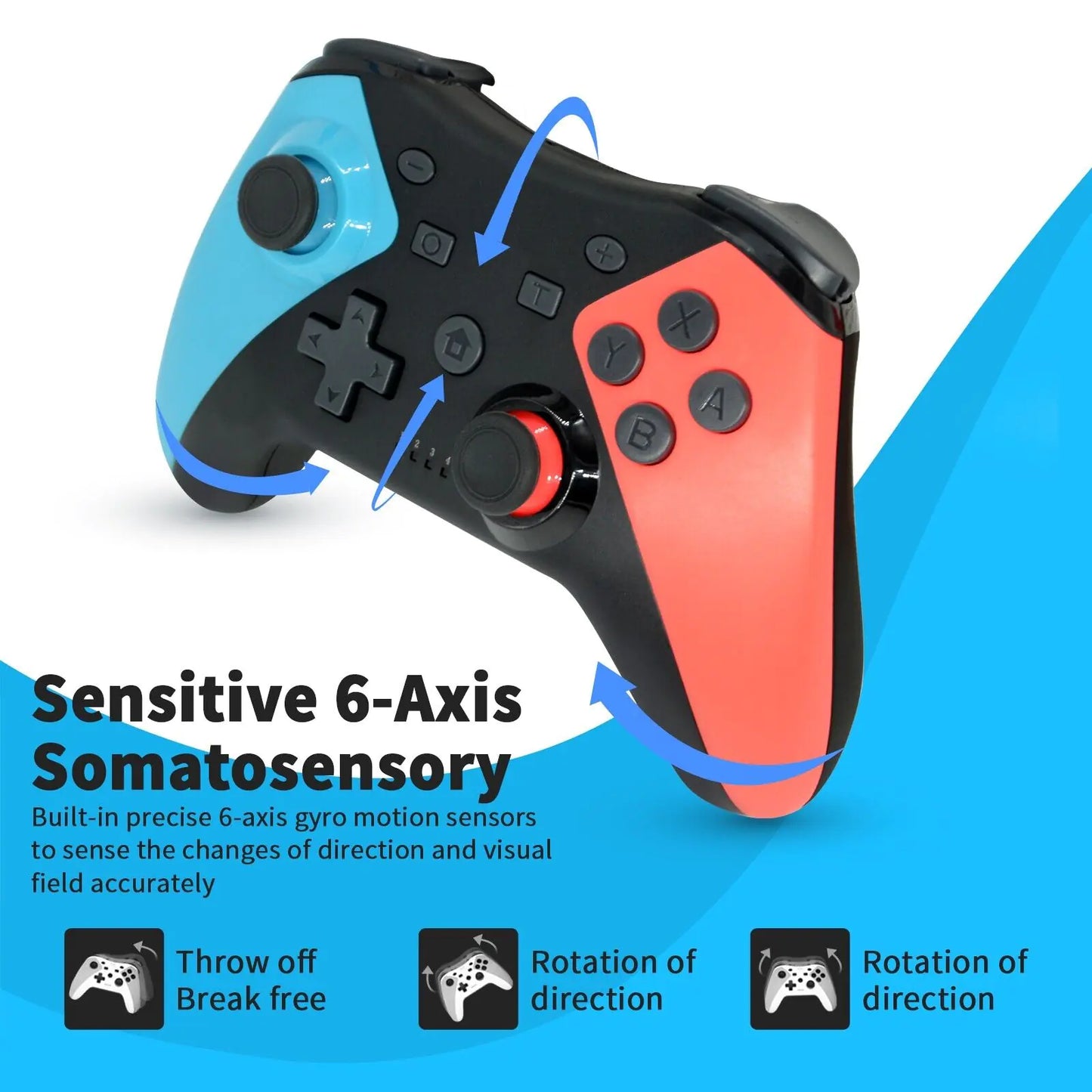 Wireless Pro Controller For Nintendo Switch Gamepad Joypad Joystick Remote Gift