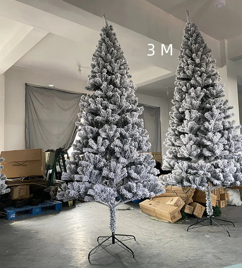 High-Quality White Artificial Snow Christmas Tree