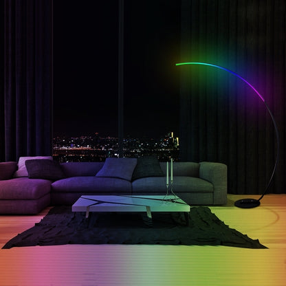 RGBW Multi-Color Modern Curve Floor Lamp | New Version