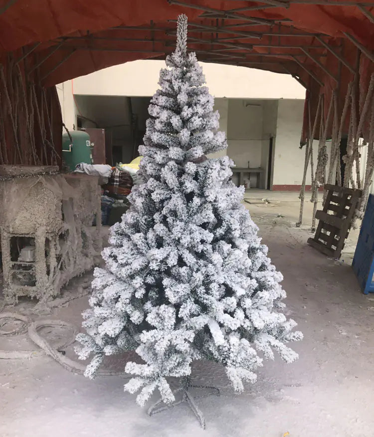 High-Quality White Artificial Snow Christmas Tree