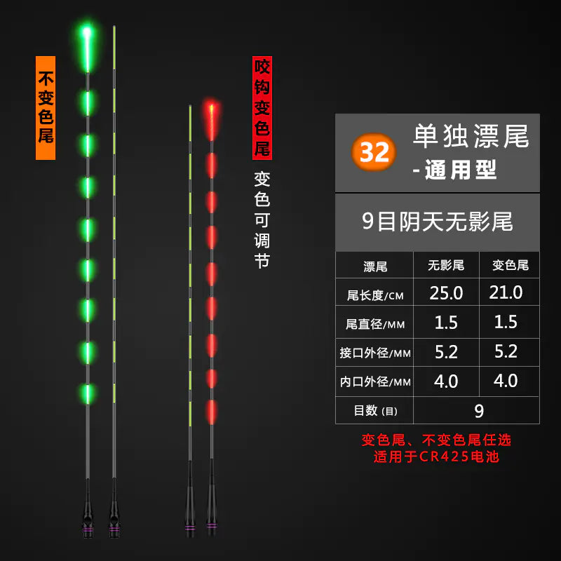 Electronic Color-Changing Night Fishing Float Accessories