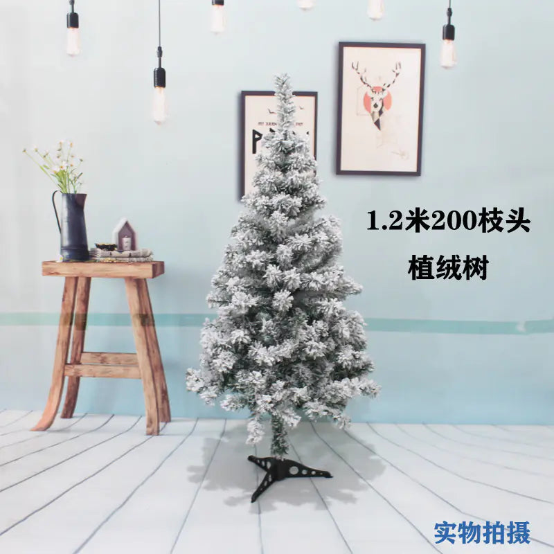 High-Quality White Artificial Snow Christmas Tree