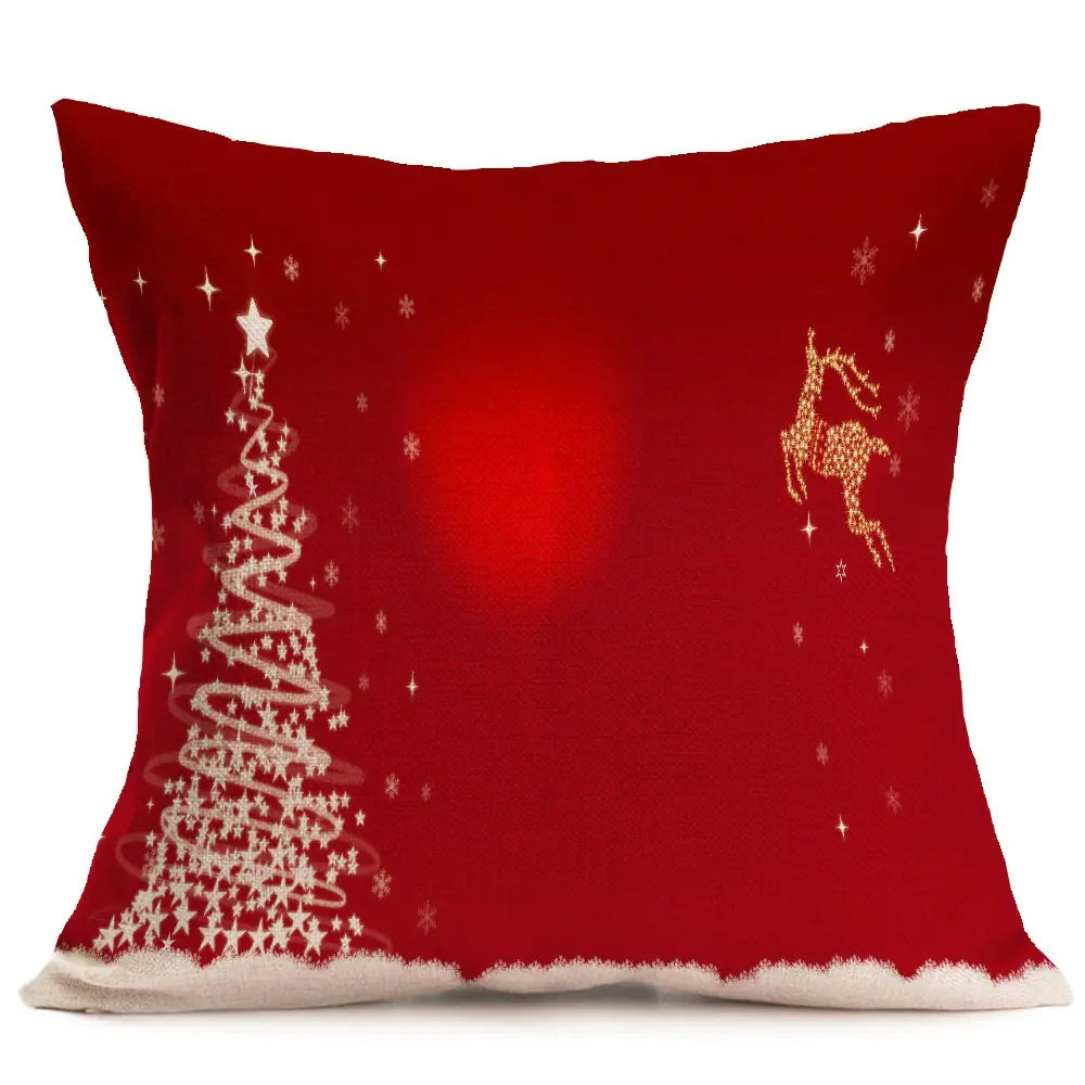 Custom Christmas Pattern Car Sofa Pillow Covers