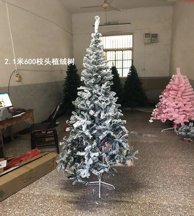 High-Quality White Artificial Snow Christmas Tree