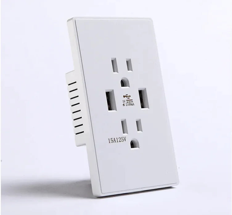 Power Hub USB Wall Plate
