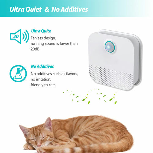 Smart Cat Odor Purifier for Cat Litter Box Deodorizer/Dog Air Cleaner