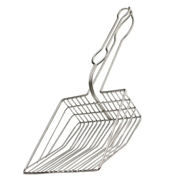 Metal Cat Litter Scoop with Cleaning Tool and Design