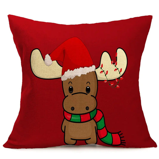 Custom Christmas Pattern Car Sofa Pillow Covers