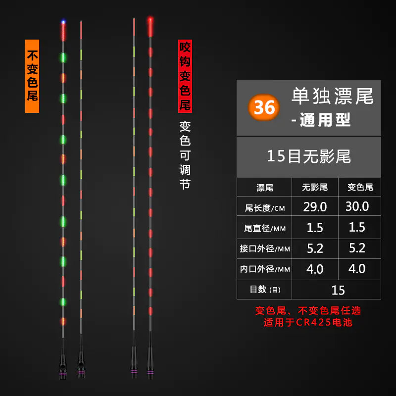 Electronic Color-Changing Night Fishing Float Accessories