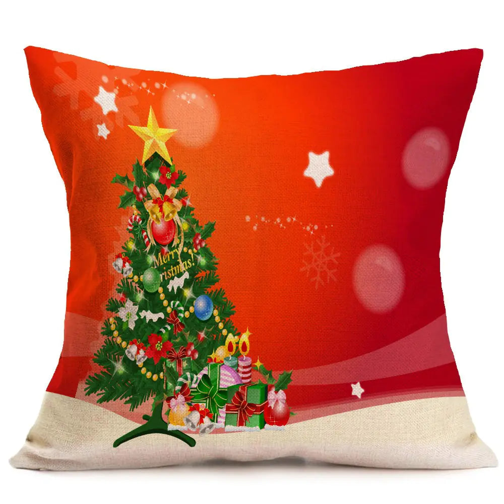 Custom Christmas Pattern Car Sofa Pillow Covers